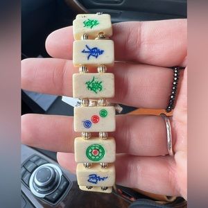 Beautiful handmade Mahj bracelet by Kori Green